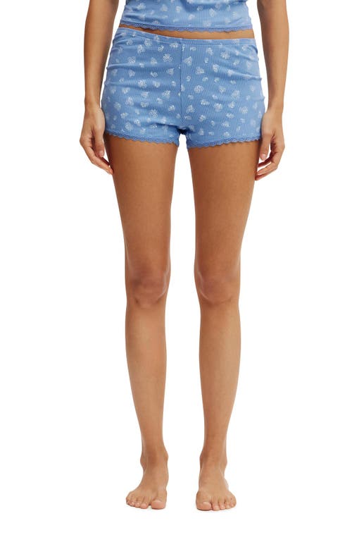 Cotton On Body Rib Lace Ruched Boyshort