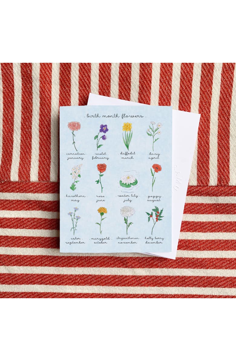 Ramus & Co Birthday Greeting Card Pack (3ct) "Birth Month Flowers", Alternate, color, Multi-Pack
