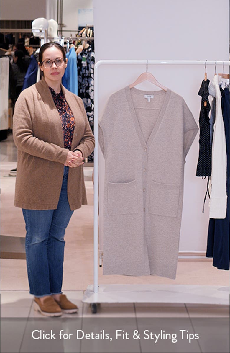 Alter Longline Wool Cardigan, sales video thumbnail