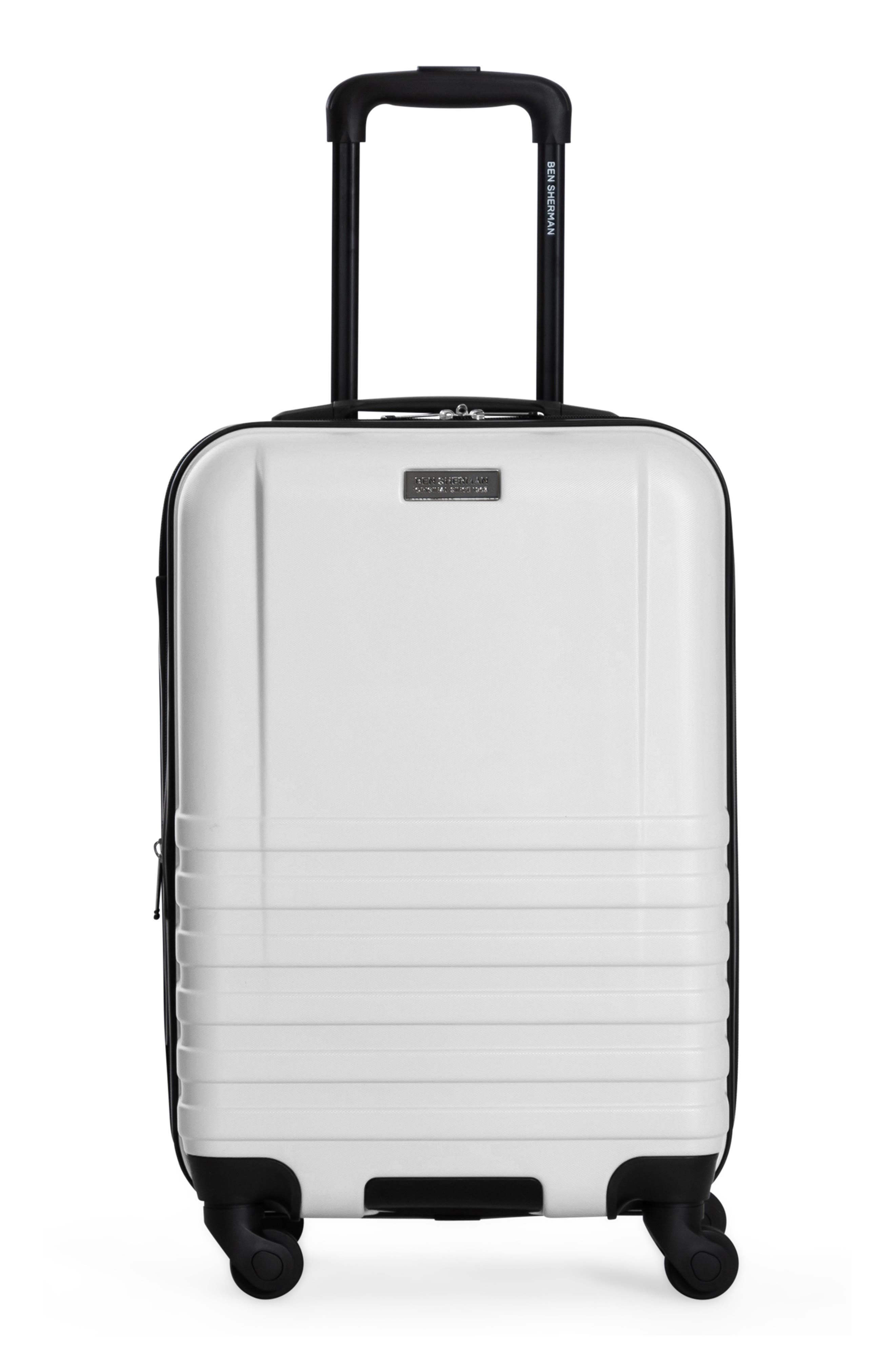 Ben Sherman Hereford 20-Inch Hardside Carry-On Spinner Luggage, Main, color, 