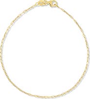 Bony Levy 14K Gold Paper Clip Chain Bracelet