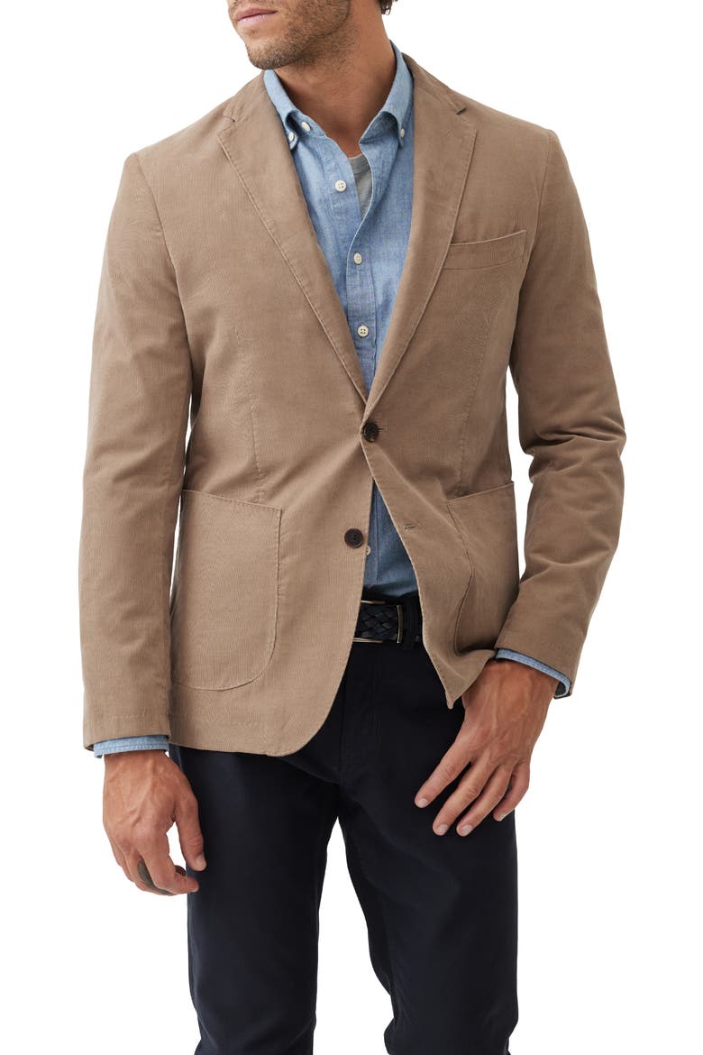 Saint Bathans Cotton Corduroy Sport Coat, Main, color, TAN