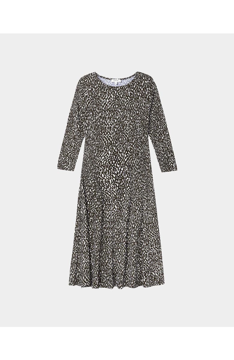 Kettlewell Isla 3/4 Sleeve Dress, Alternate, color, Espresso