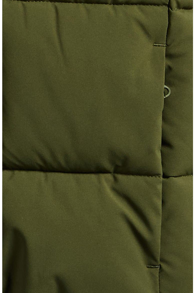 Kids' Norwood Quilted Hooded Jacket, Alternate, color, MOSS GREEN