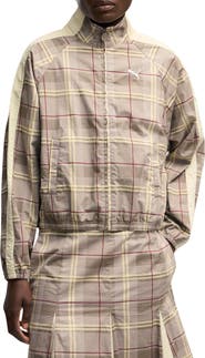 PUMA T7 Relaxed Tartan Woven Track Jacket