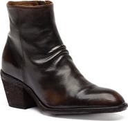 Officine Creative Sydne 008 Leather Pointed-Toe Bootie