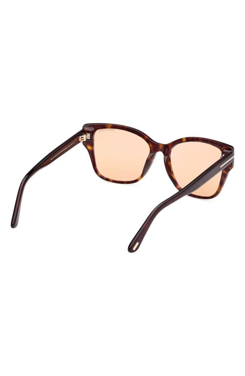 Tom Ford Elsa 55mm Butterfly Sunglasses
