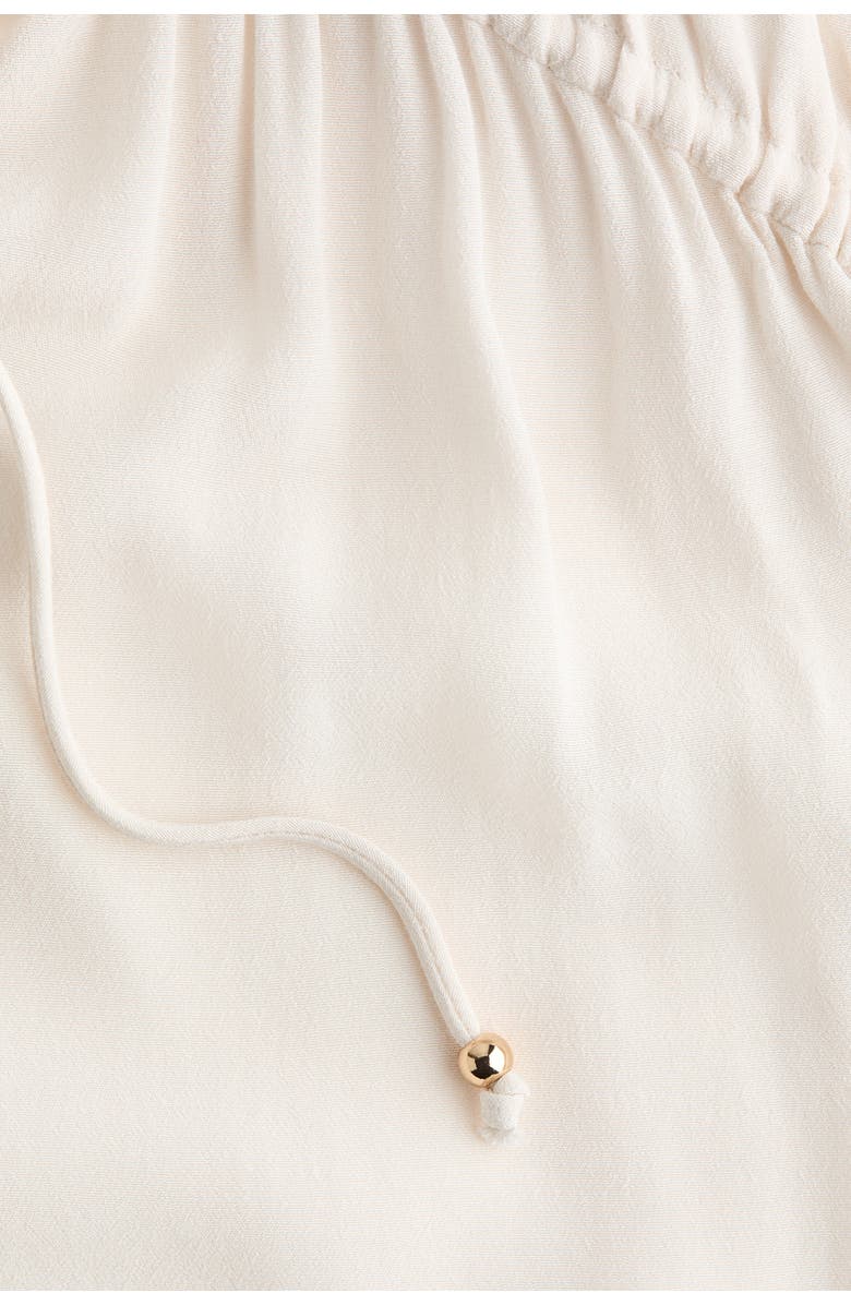 H&M Oversized Viscose Blouse, Alternate, color, Light Beige