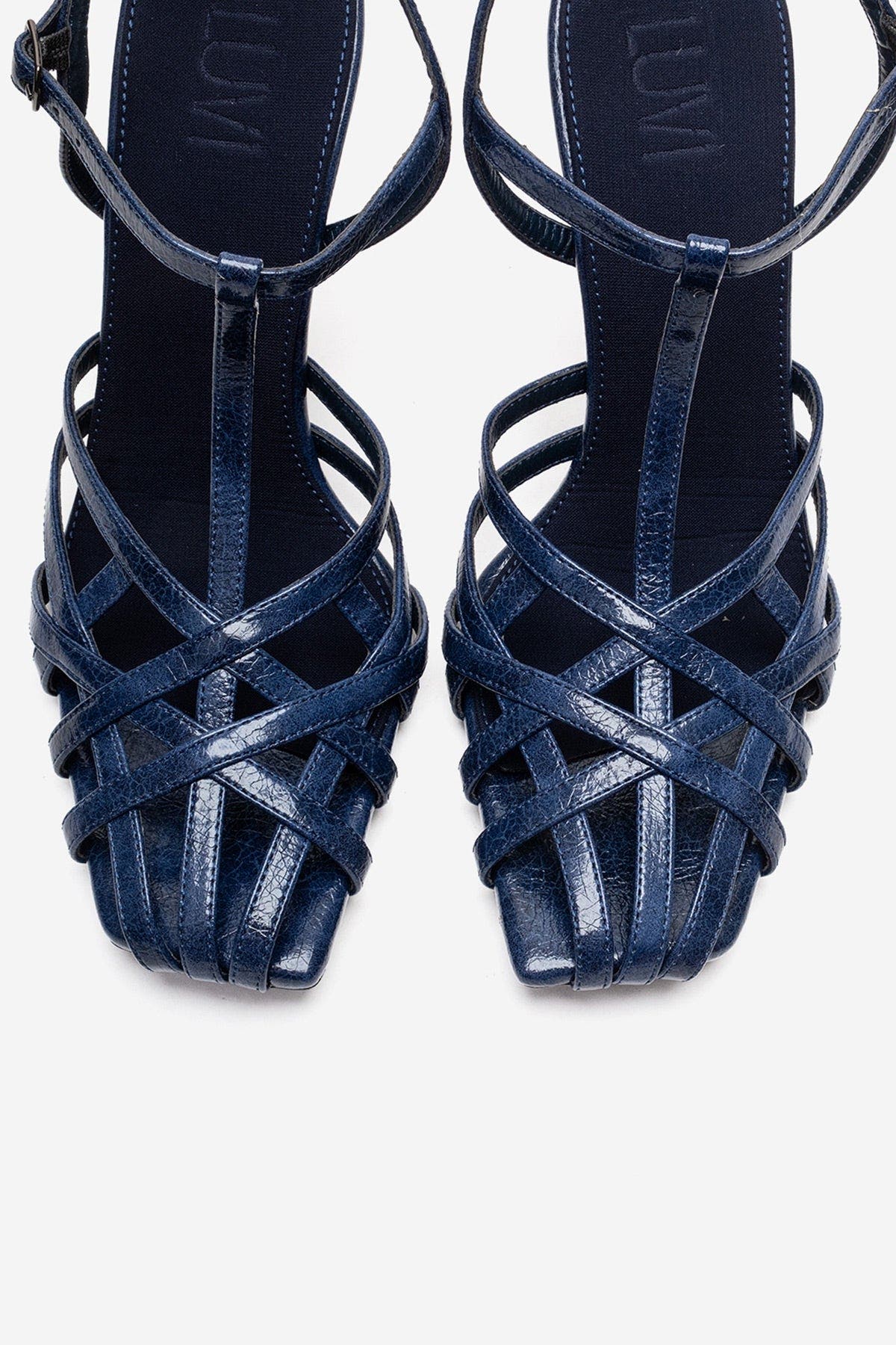 Allos Stiletto Sandal, Alternate, color, Navy