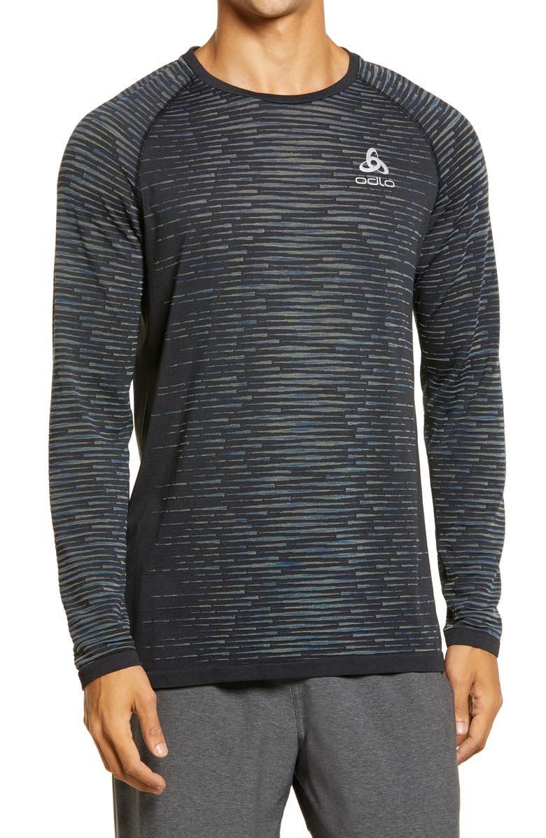 Odlo Blackcomb Ceramicool Base Layer T-Shirt, Main, color,