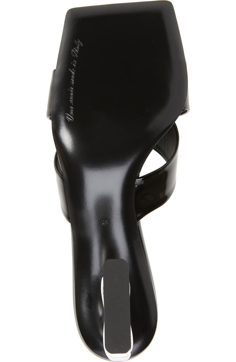 Dolce&Gabbana Logo Heel Slide Sandal, Alternate, color,