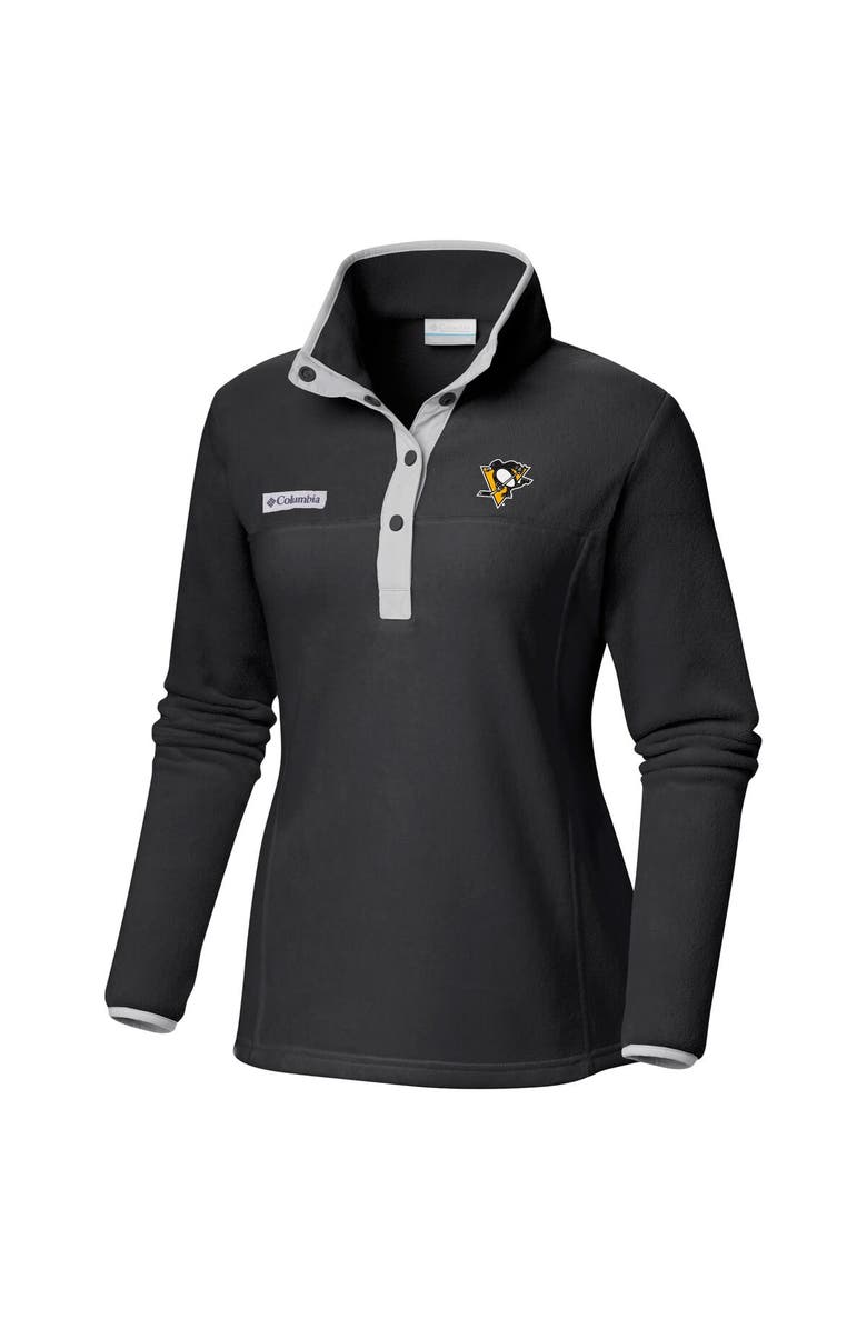 Columbia Women's Columbia Black Pittsburgh Penguins Benton Springs Half-Snap Jacket, Alternate, color, Black