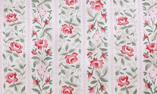 Laura Ashley Marta Stripe King Cotton Sheet Set In Lt-pastel Pink