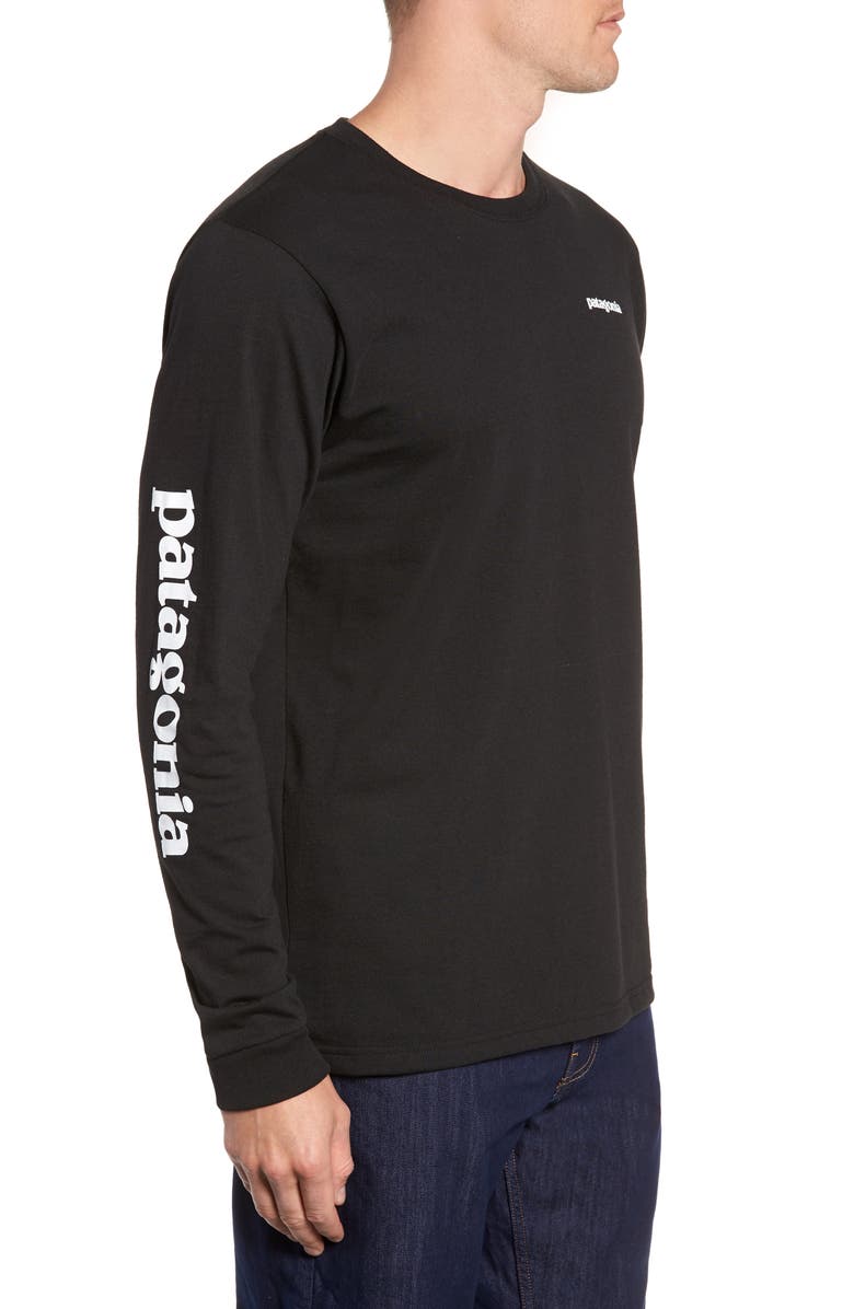 Patagonia Long Sleeve Logo T-Shirt, Alternate, color,