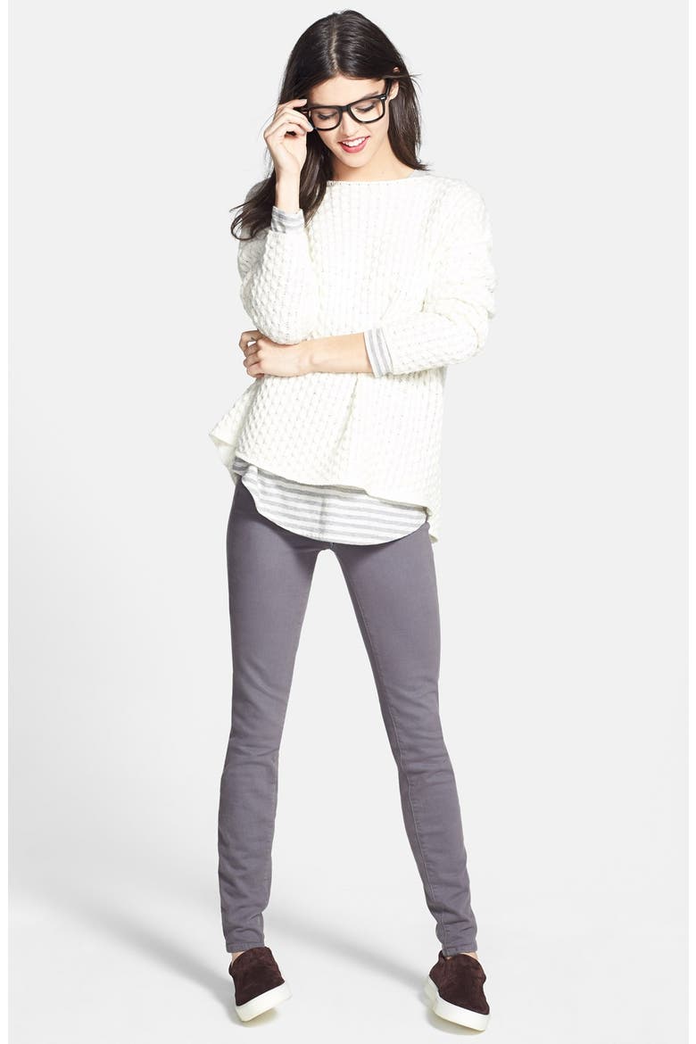 Mini Cable Sweater, Alternate, color, CREAM