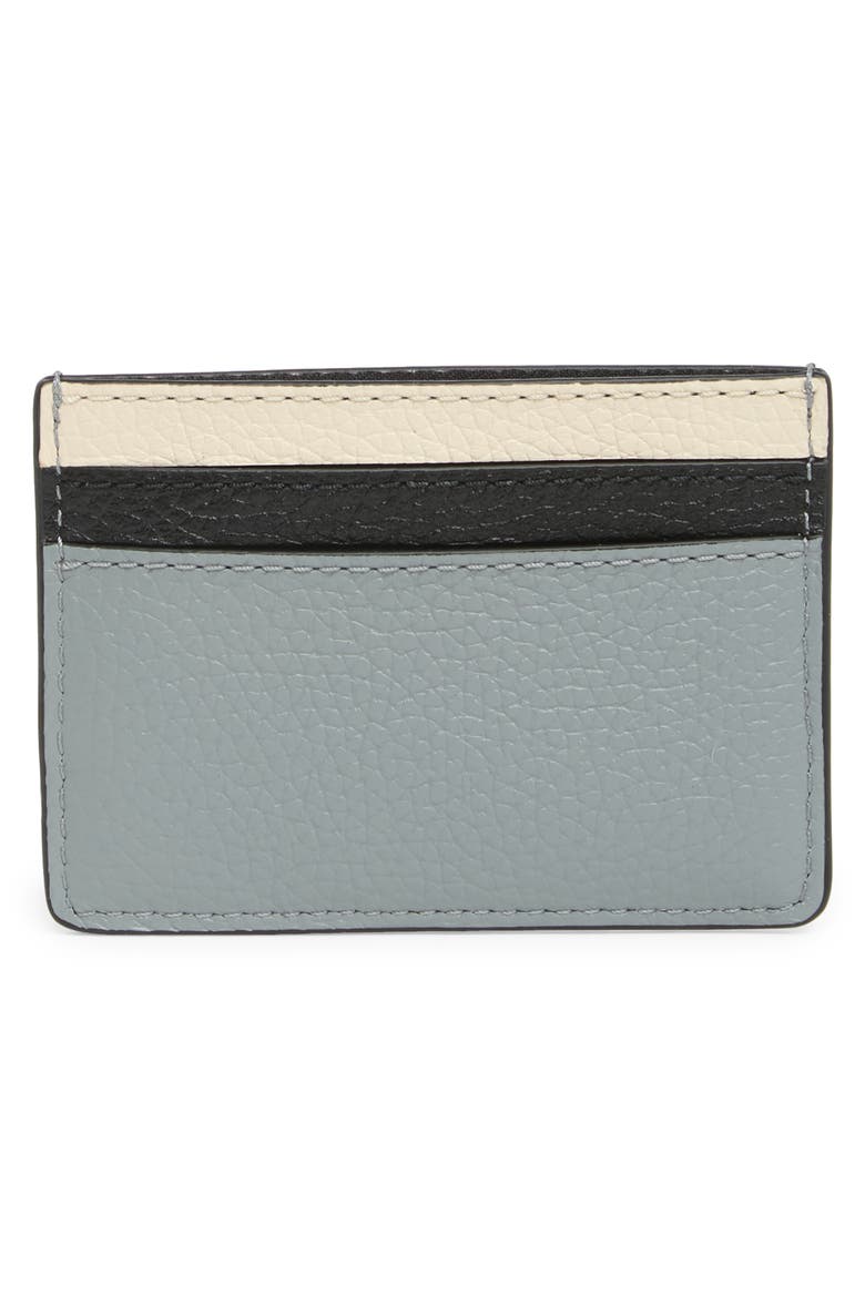 Leather Card Case, Alternate, color, MARSHMALLOW MULTI