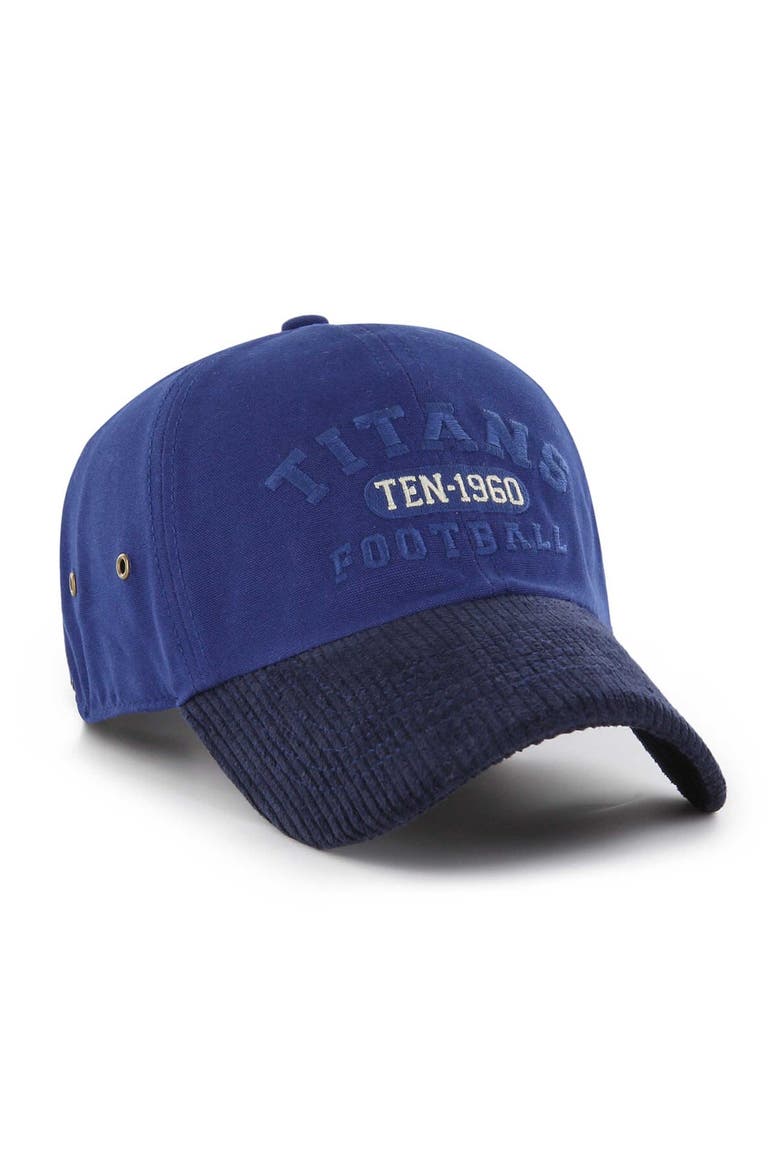Men's '47 Royal Tennessee Titans Ridgeway Clean Up Adjustable Hat, Alternate, color, Royal