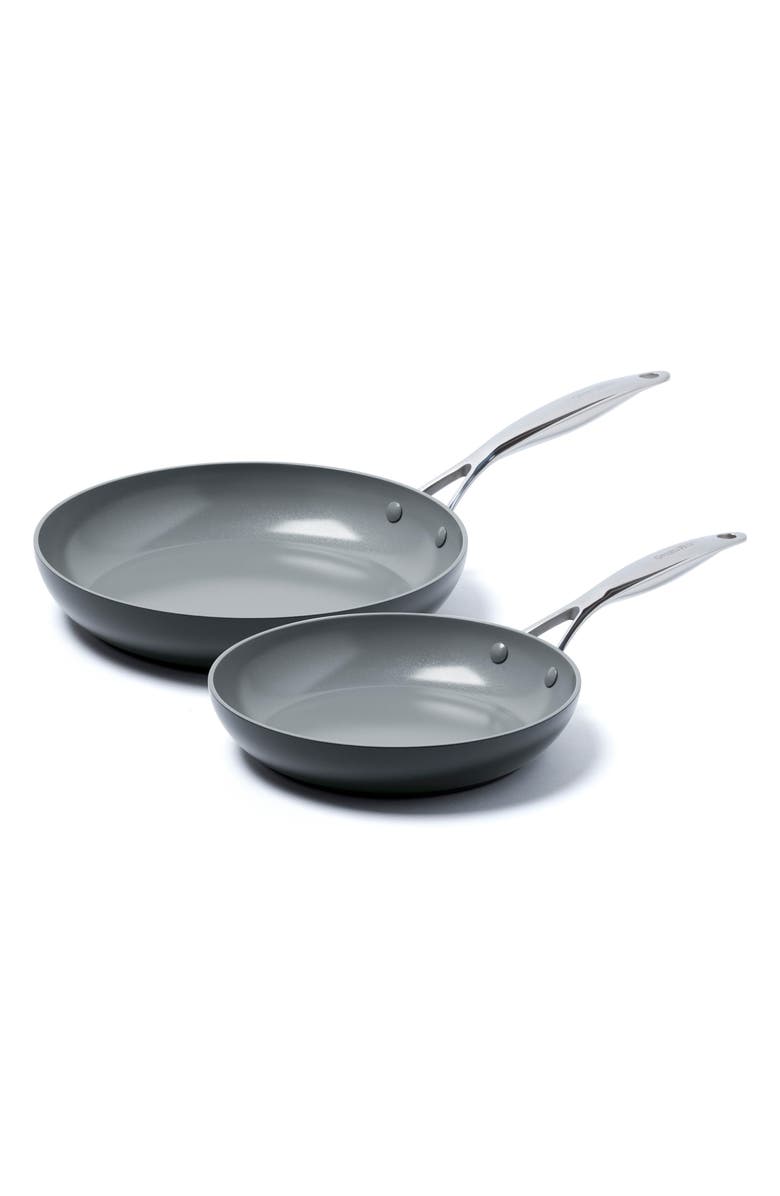 GreenPan Valencia Pro 10-Inch & 12-Inch Anodized Aluminum Ceramic Nonstick Frying Pan Set, Main, color,