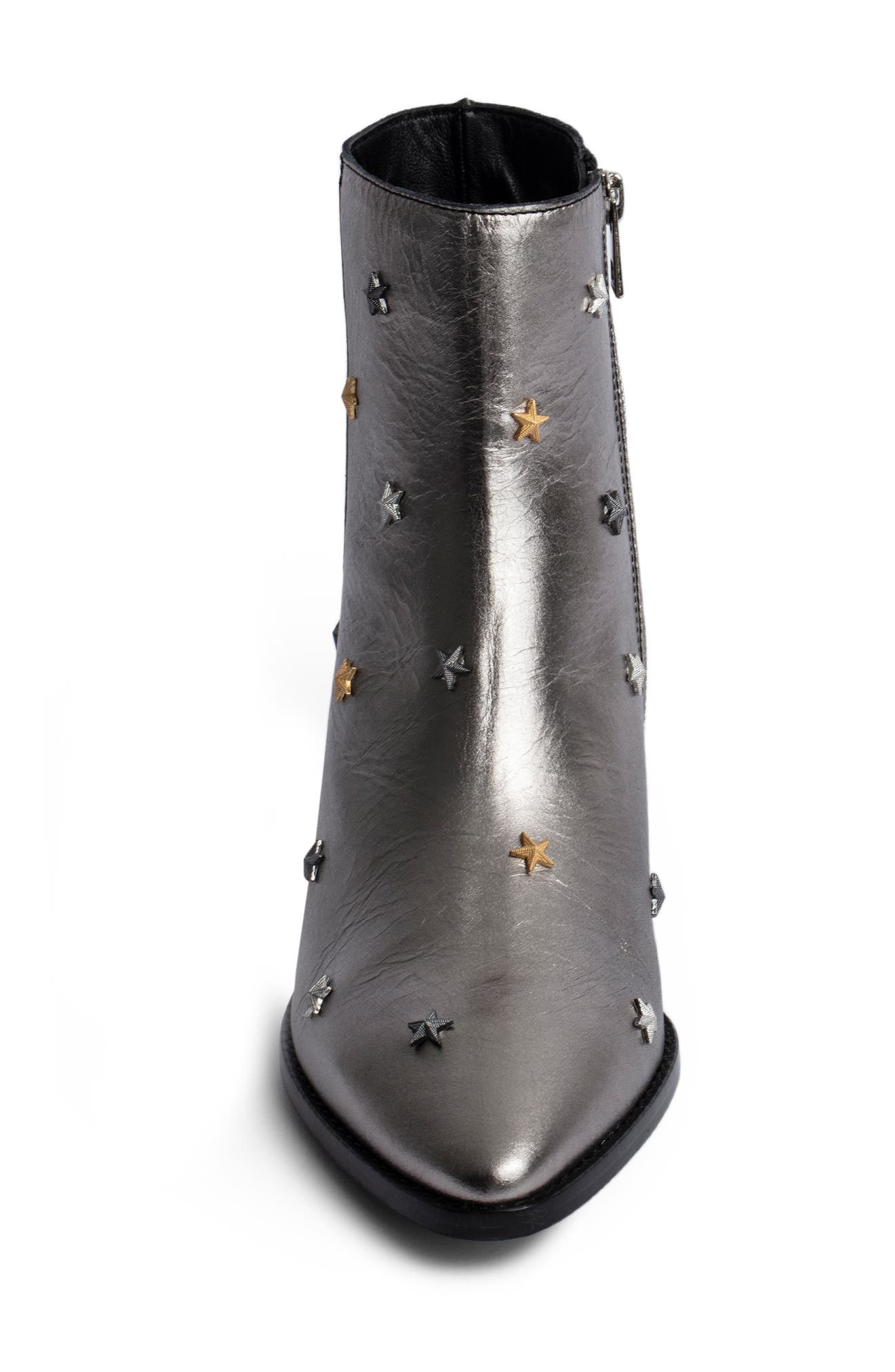 Zadig & Voltaire Tyler Stud Bootie, Alternate, color, 