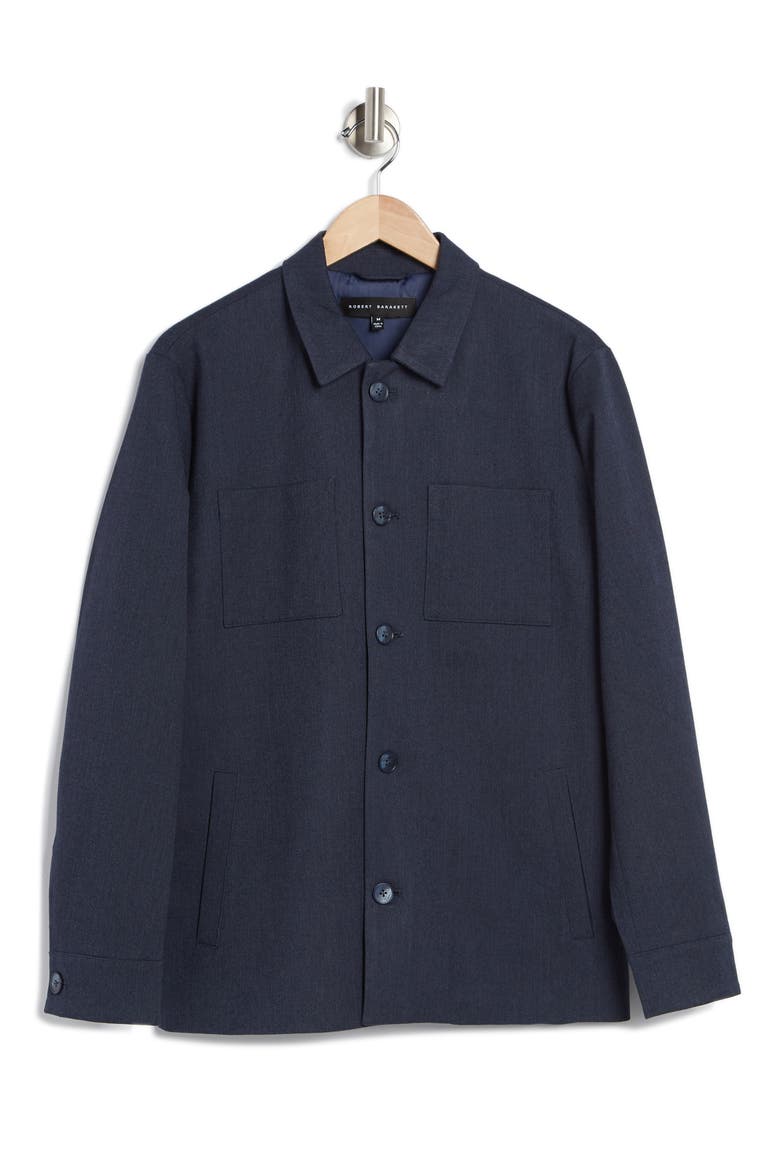 Corsa Herringbone Shirt Jacket, Alternate, color, NAVY
