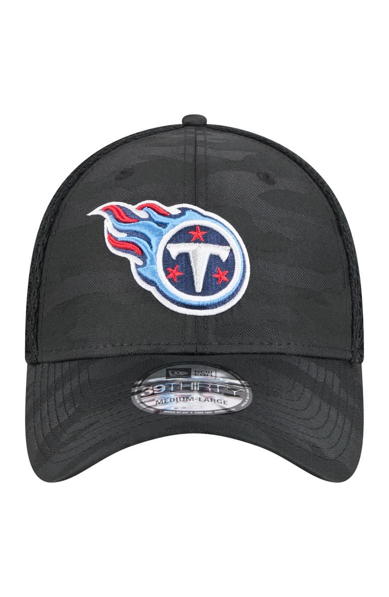 New Era Men's New Era Black Tennessee Titans Active Camo 39THIRTY Flex Hat, Alternate, color, 