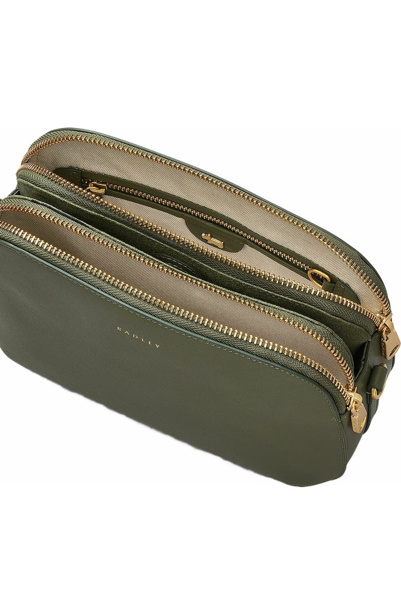 Radley Dukes Place Medium Ziptop Crossbody Bag, Alternate, color, Dark Olive