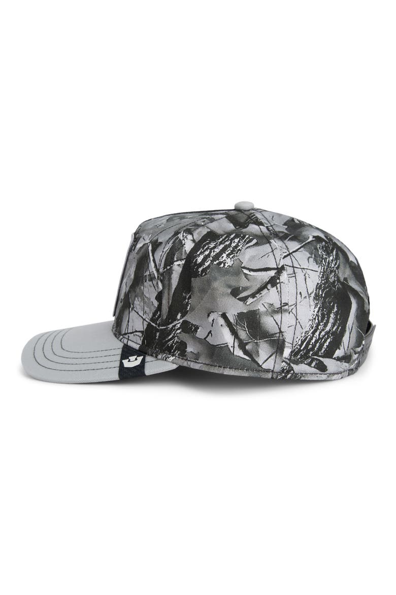 Legend Camo Embroidered Patch Trucker Hat, Alternate, color, CAMOUFLAGE / GLOSS