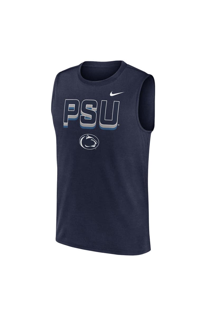Nike Men's Nike Navy Penn State Nittany Lions Primetime Tricode Legend Performance Tank Top, Alternate, color, Navy