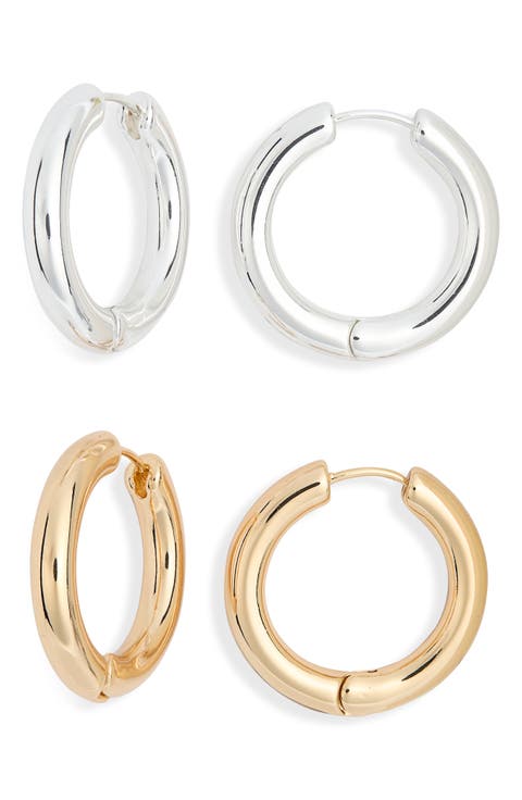 2-Pack Hoop Earrings