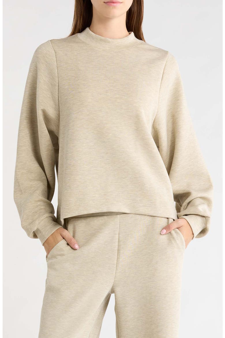Dreamweave Pullover Sweatshirt, Main, color, HEATHER SILVER SAGE