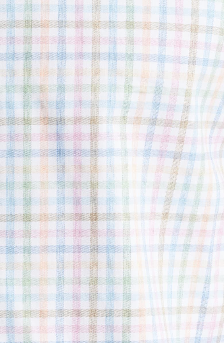johnnie-O Kyler Gingham Performance Button-Down Shirt, Alternate, color,