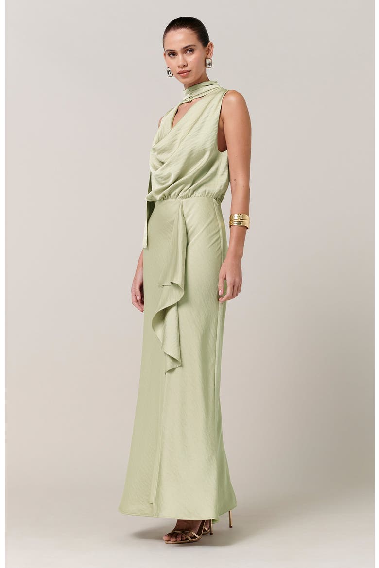 Kendall Midi Dress, Alternate, color, Light Sage