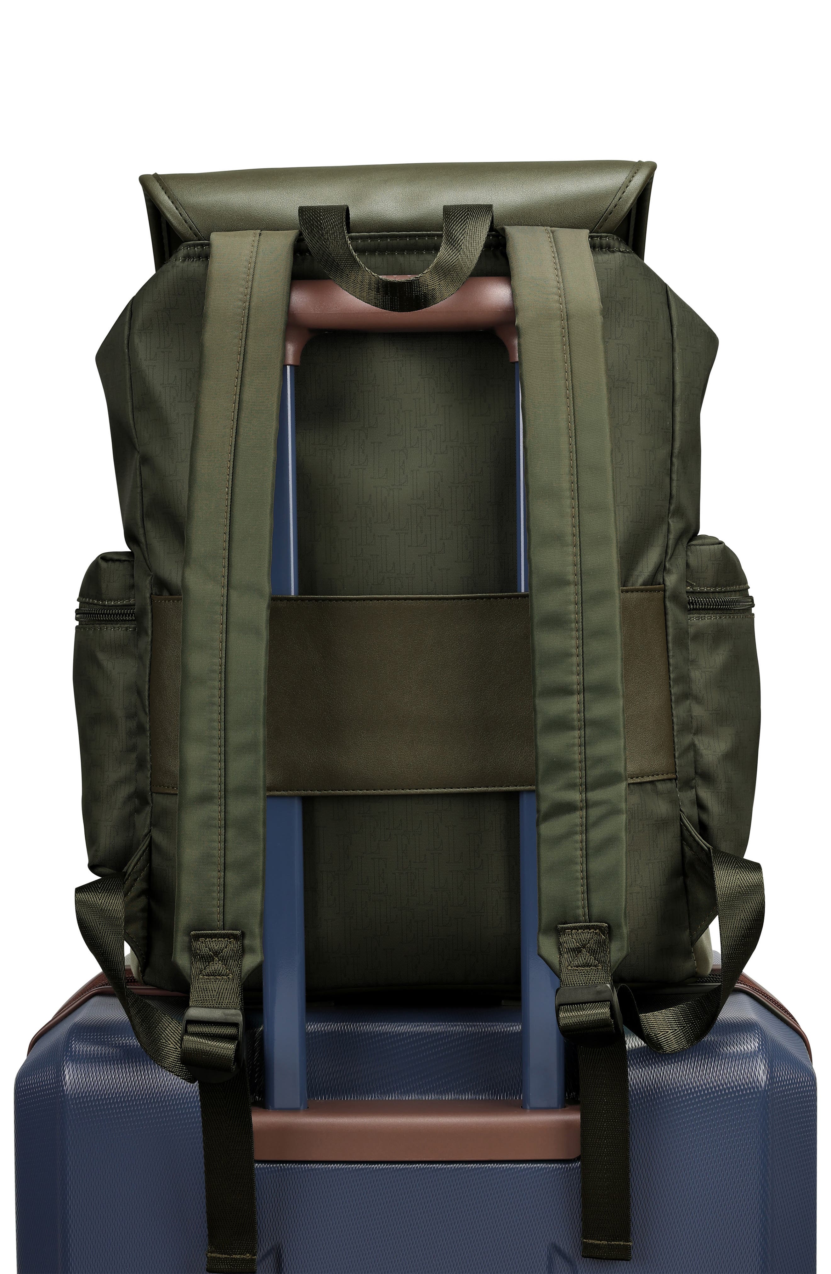 Wayfarer 23L Monogram Travel Backpack, Alternate, color, Olive Green