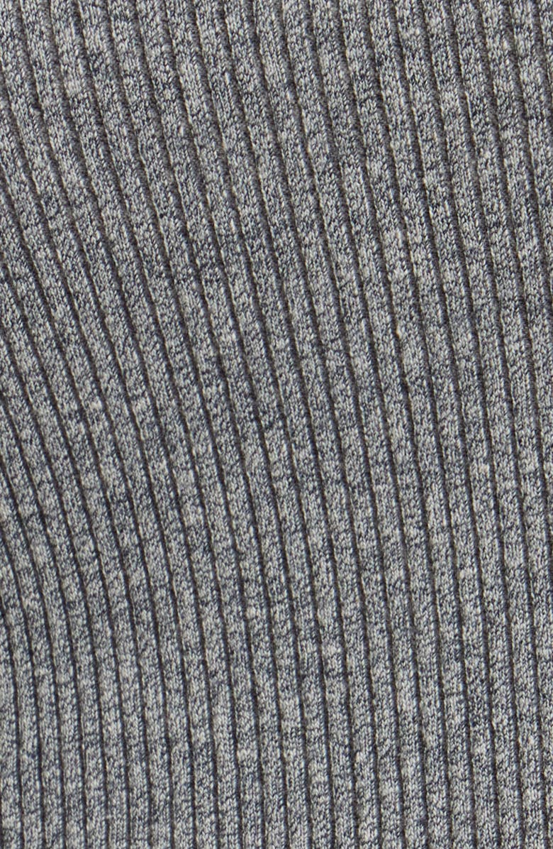 rag & bone The Essential Rib Tank, Alternate, color, Heather Grey