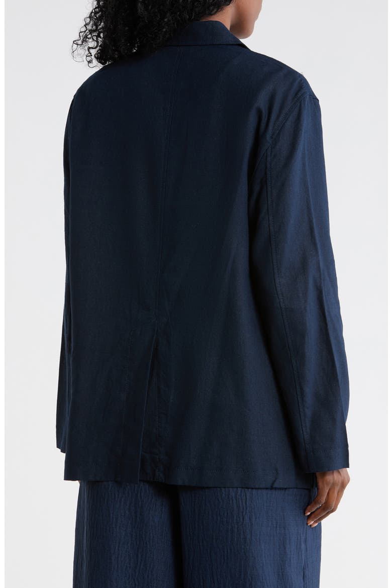 One Button Blazer, Alternate, color, NAVY