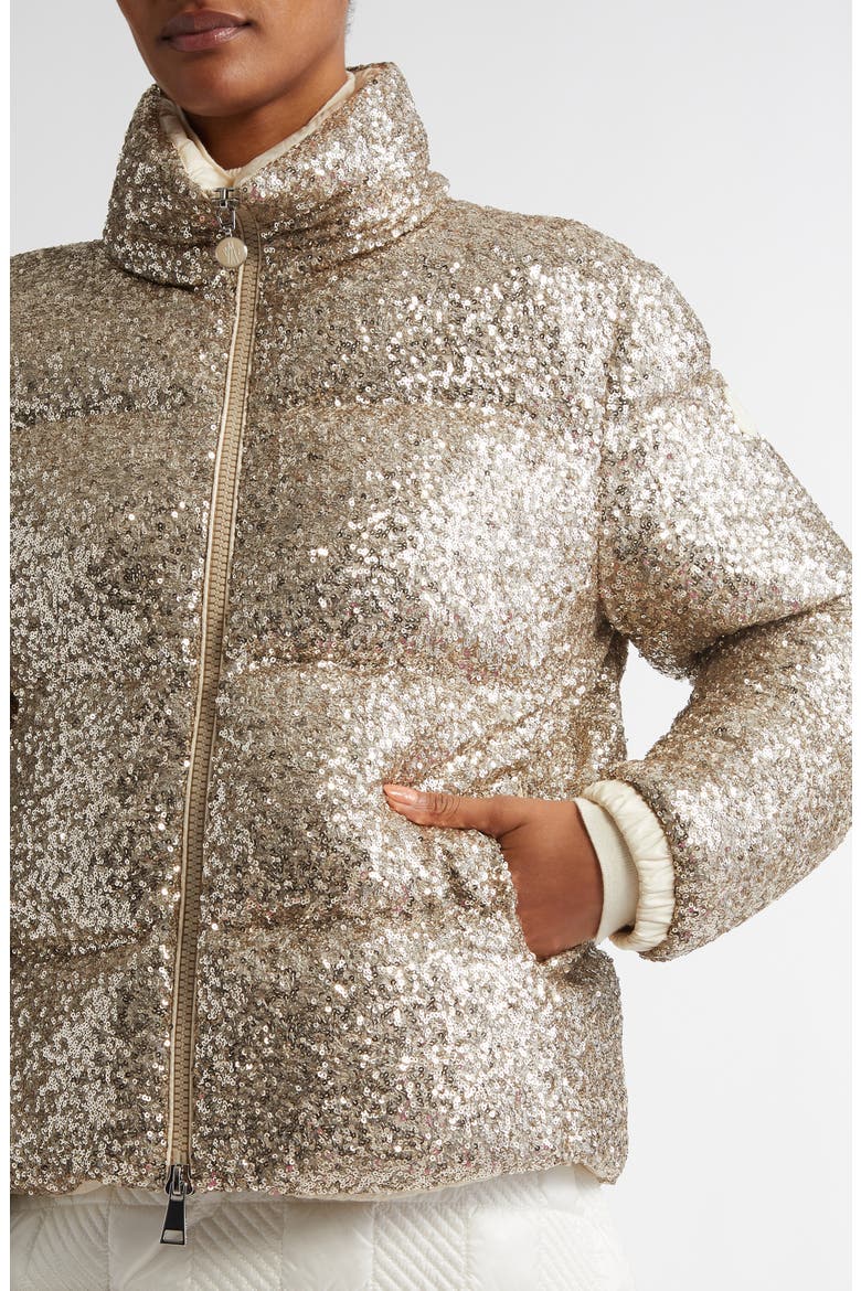 Moncler Anternes Sequin Down Puffer Jacket (Women) | Nordstrom