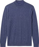 GARNET Featherweight Merino Mock Neck Sweater
