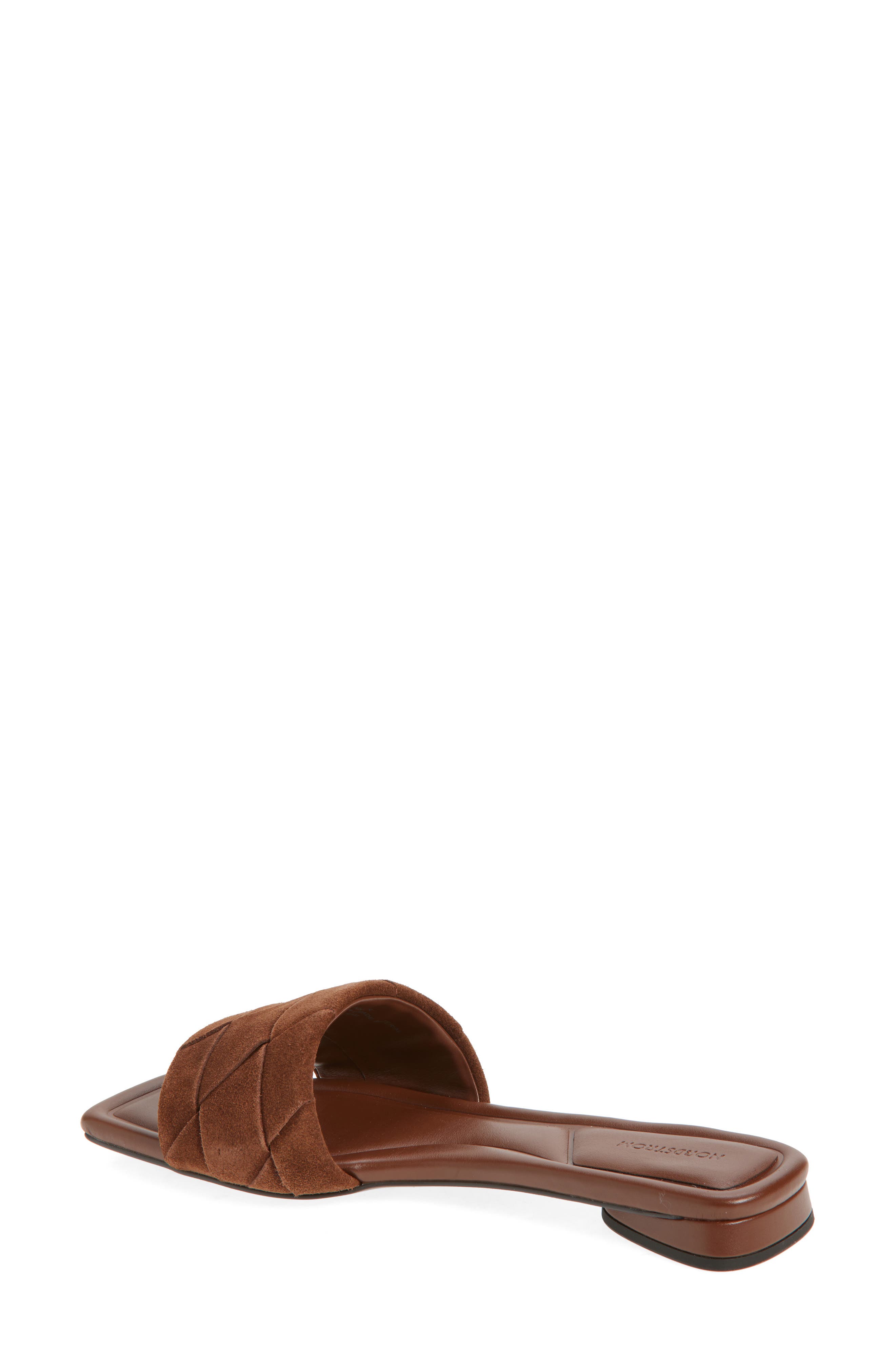 Nordstrom Brynn Slide Sandal, Alternate, color, Brown Brick
