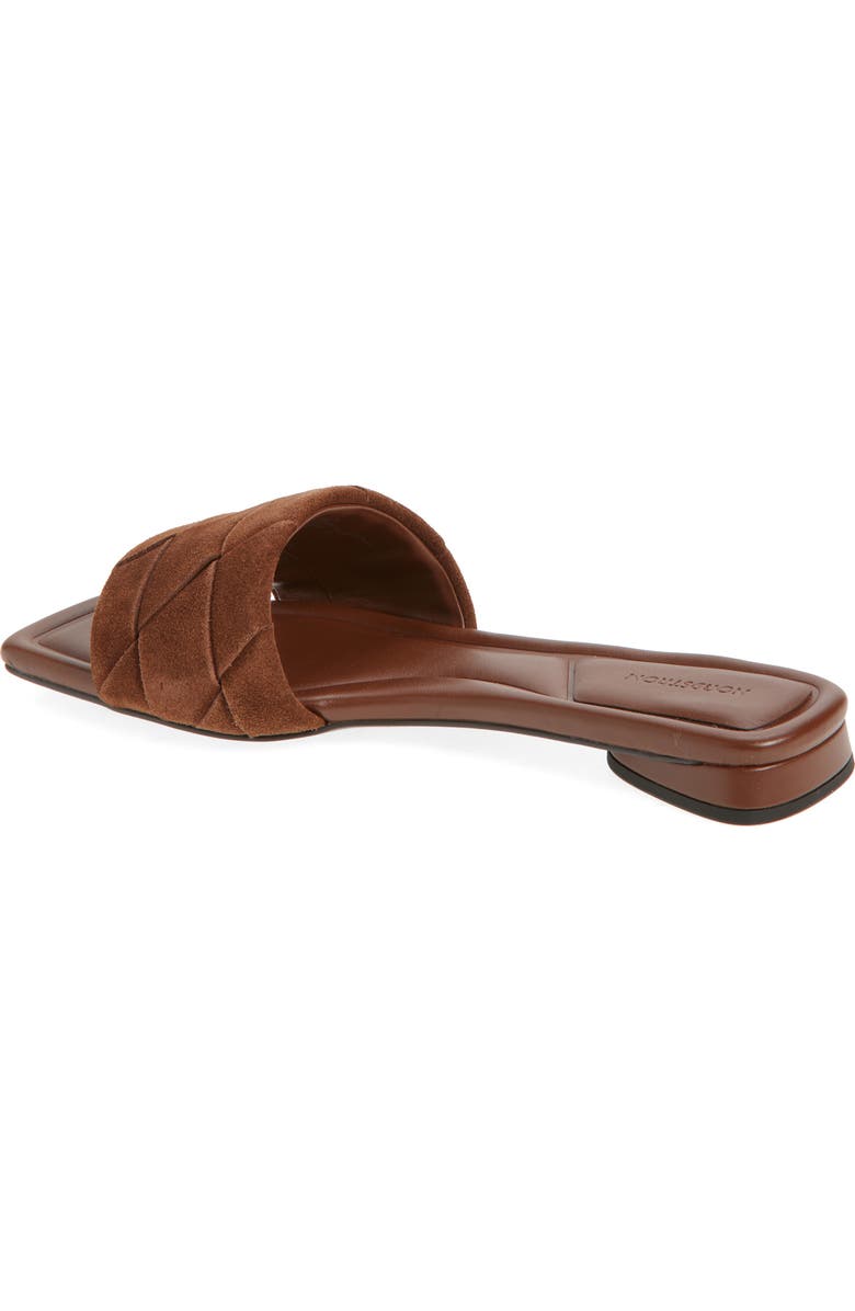 Nordstrom Brynn Slide Sandal, Alternate, color, Brown Brick