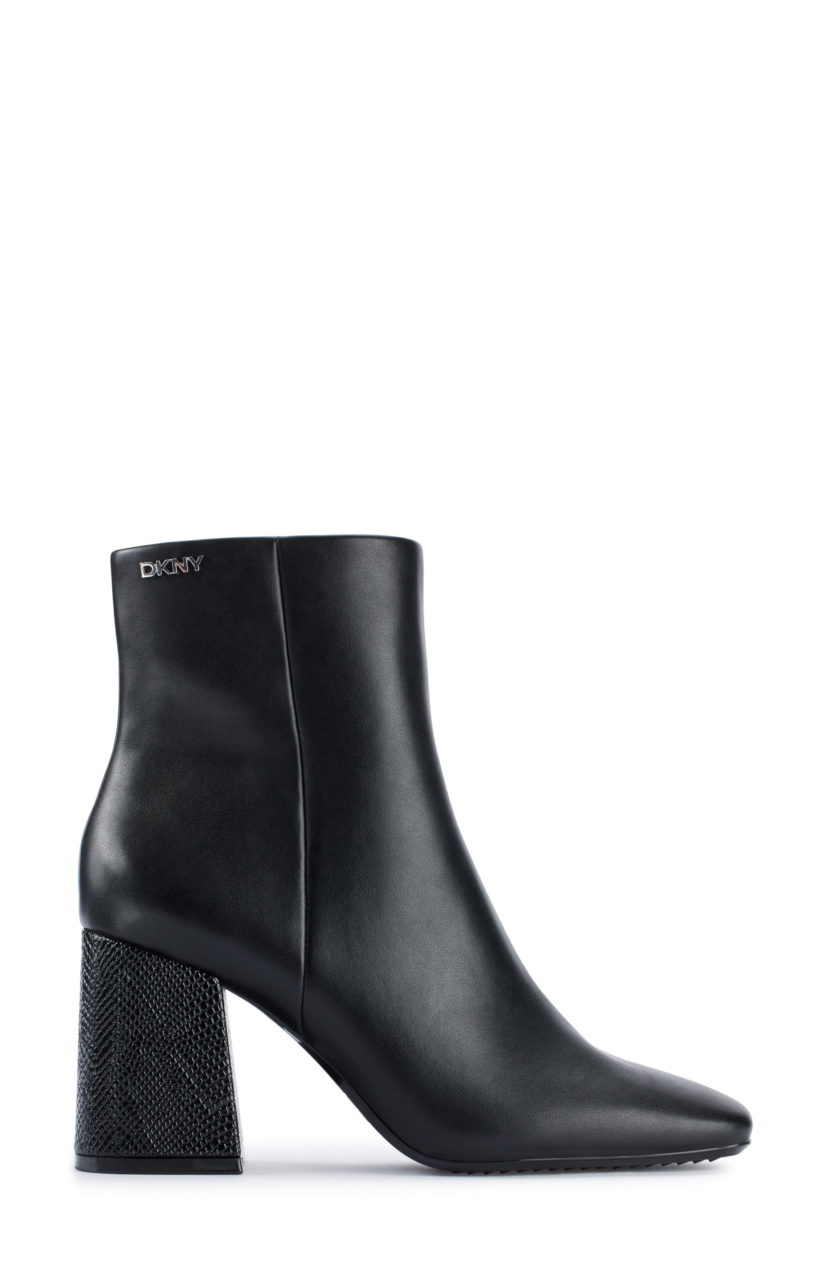 DKNY Steph Square Toe Bootie, Alternate, color, 