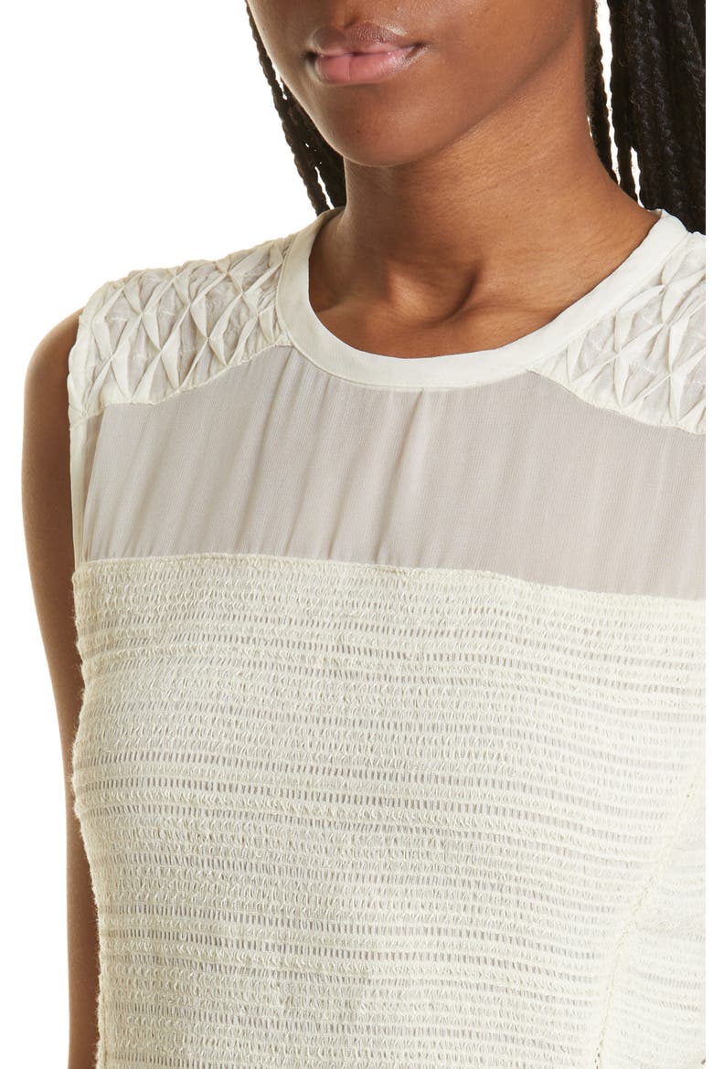Thalia Smocked Tank, Alternate, color, LTDOVE