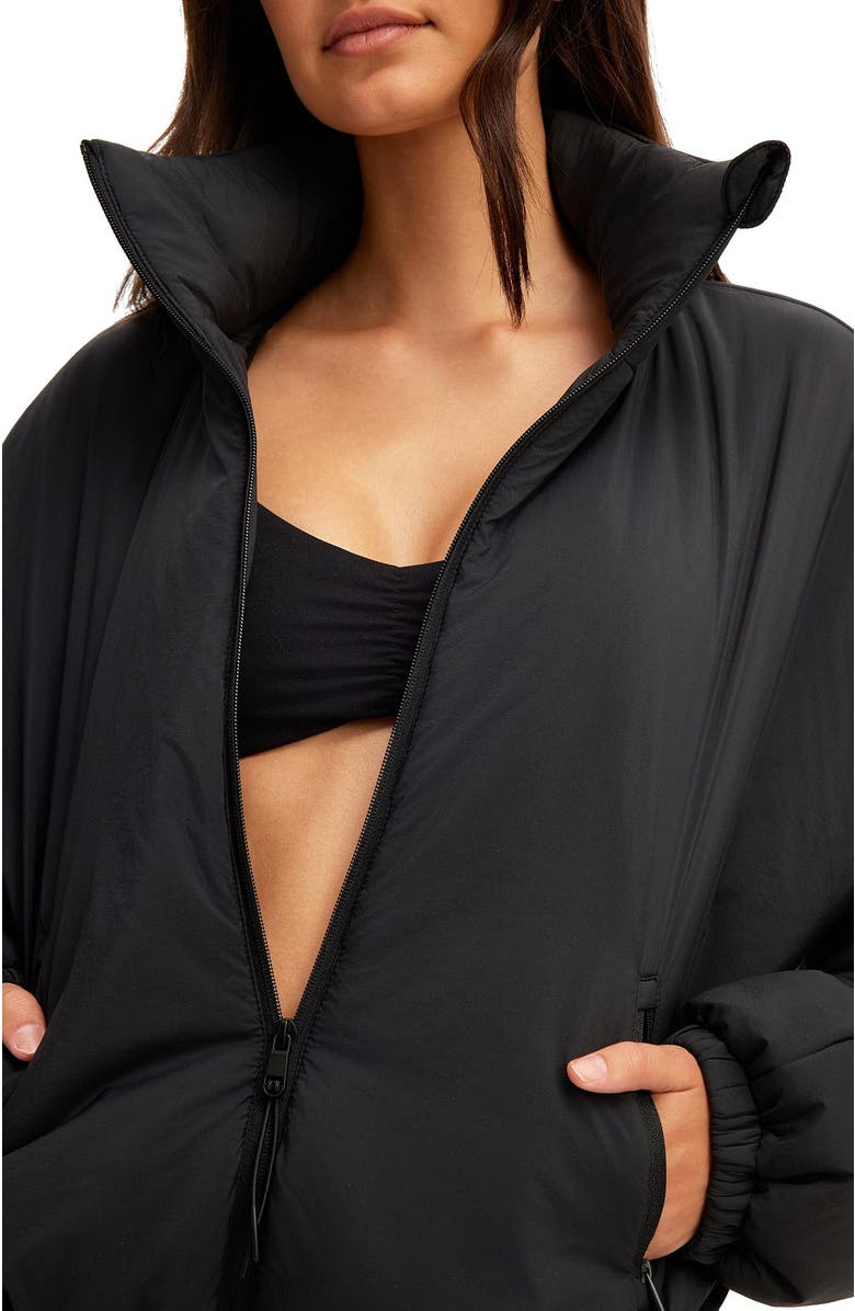 COTTON ON BODY Women's Active Ultra Light Padded Bomber Jacket, Alternate, color, Black