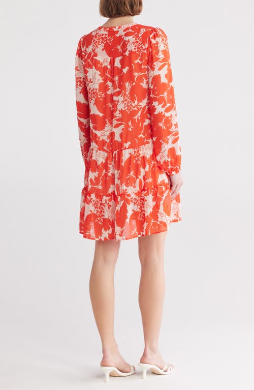 CASLON CASLON® LONG SLEEVE TIERED DRESS