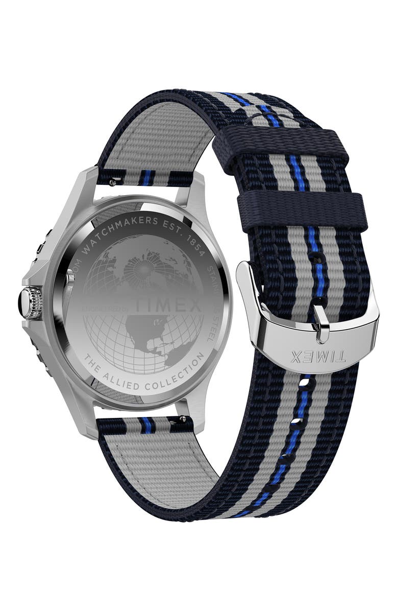 Timex<sup>®</sup> Navi XL Textile Strap Watch, 41mm, Alternate, color, 