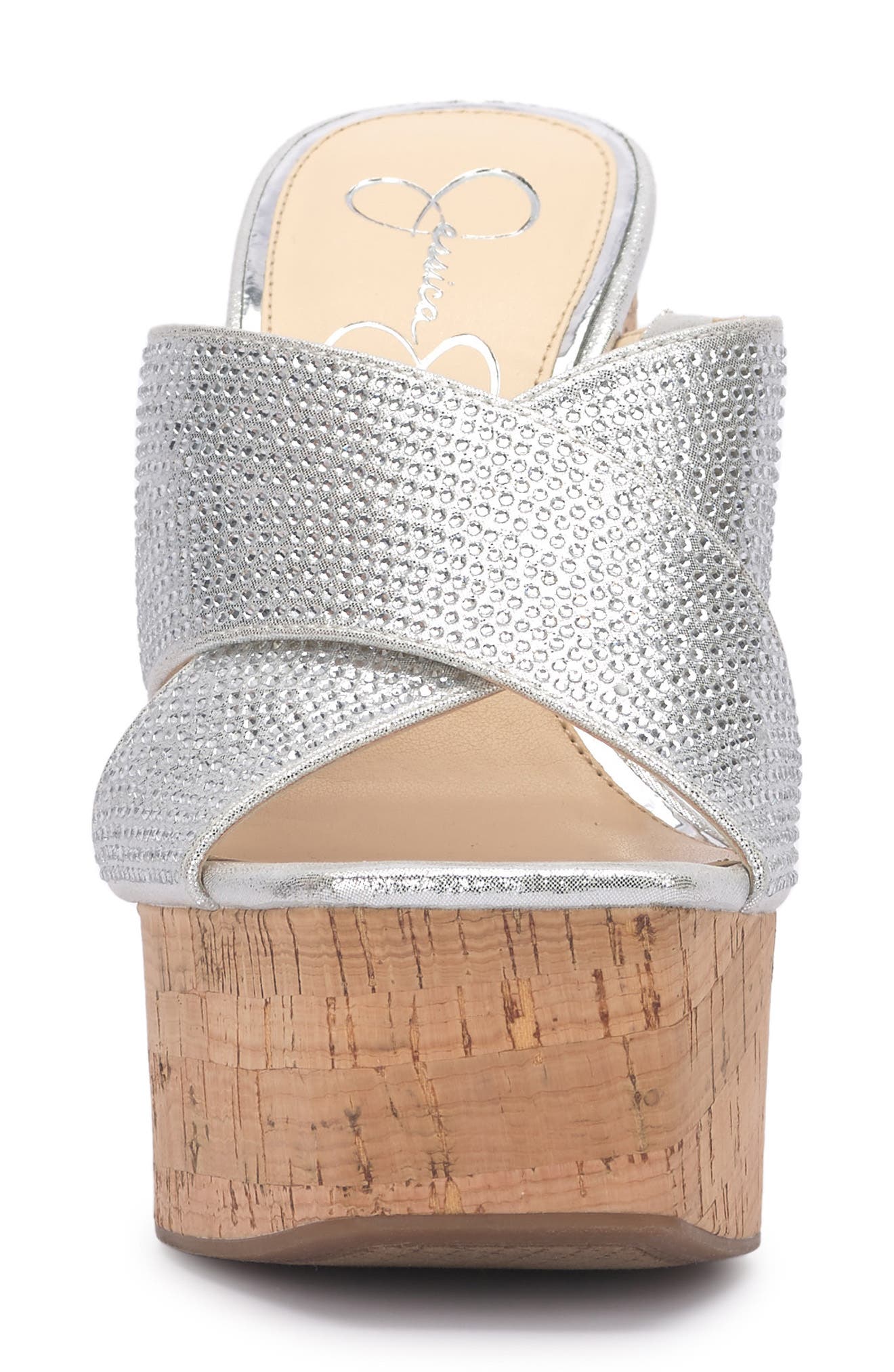 Jessica Simpson Basima Platform Slide Sandal, Alternate, color, 