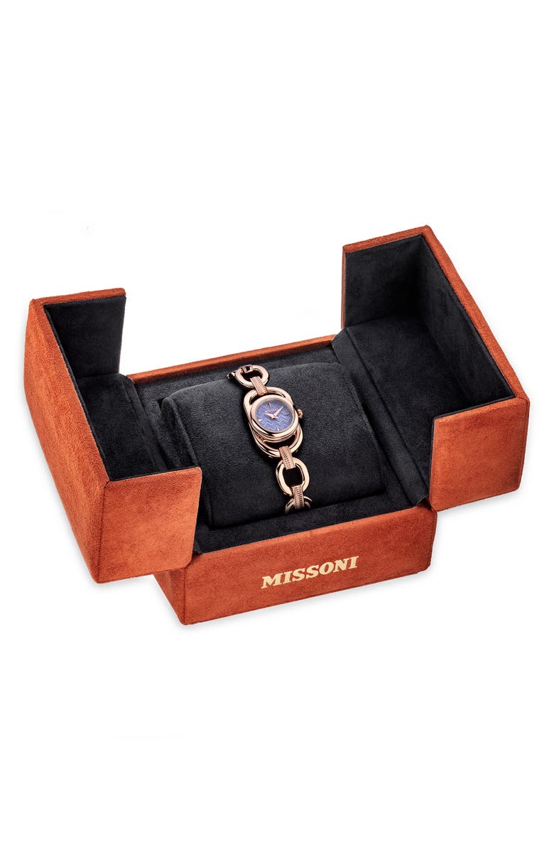 Missoni Gioiello Bracelet Watch, 22.8mm, Alternate, color, Rosegold