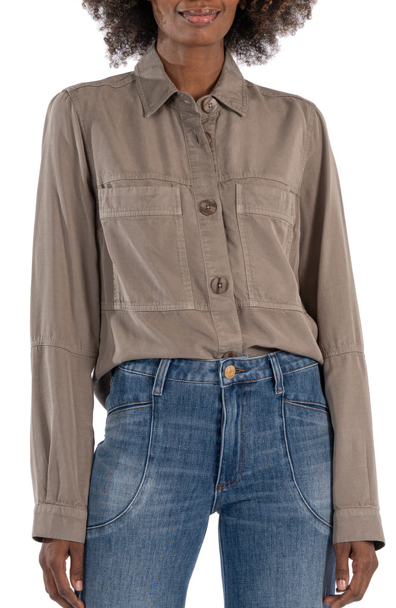 KUT from the Kloth Zinnia Patch Pocket Jacket, Main, color, 