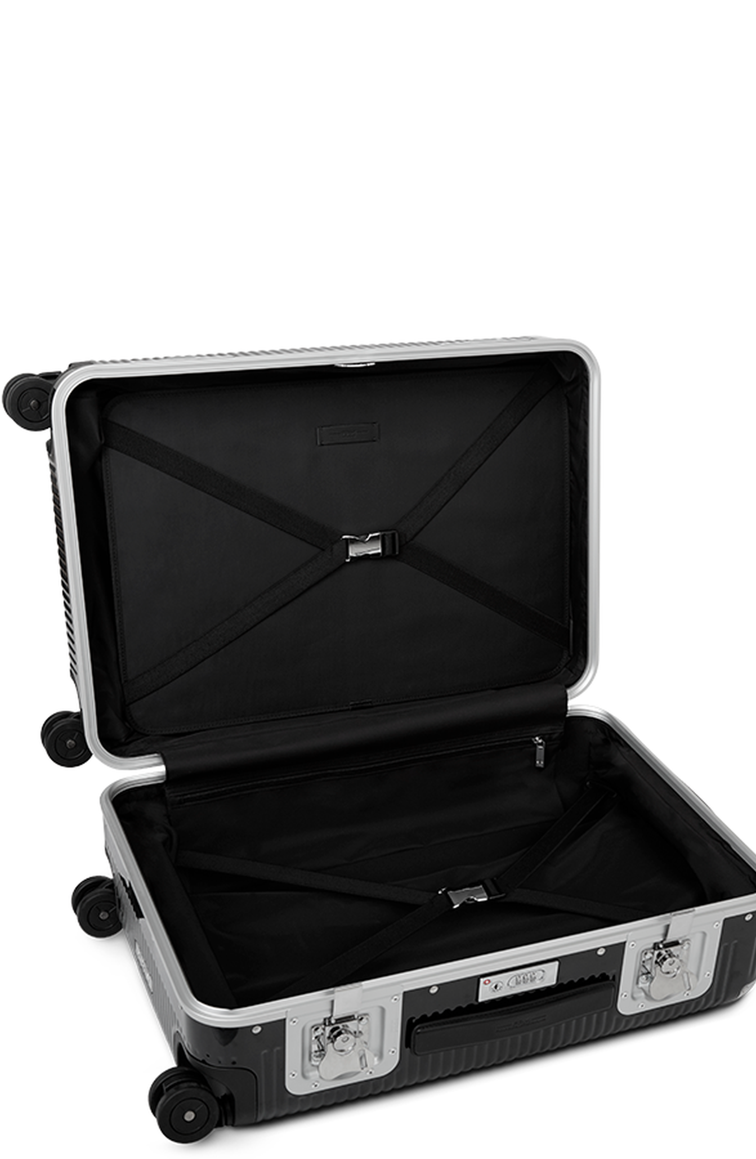 FPM - Fabbrica Pelletterie Milano - US Bank Light Spinner 68 Suitcase, Alternate, color, Licorice Black