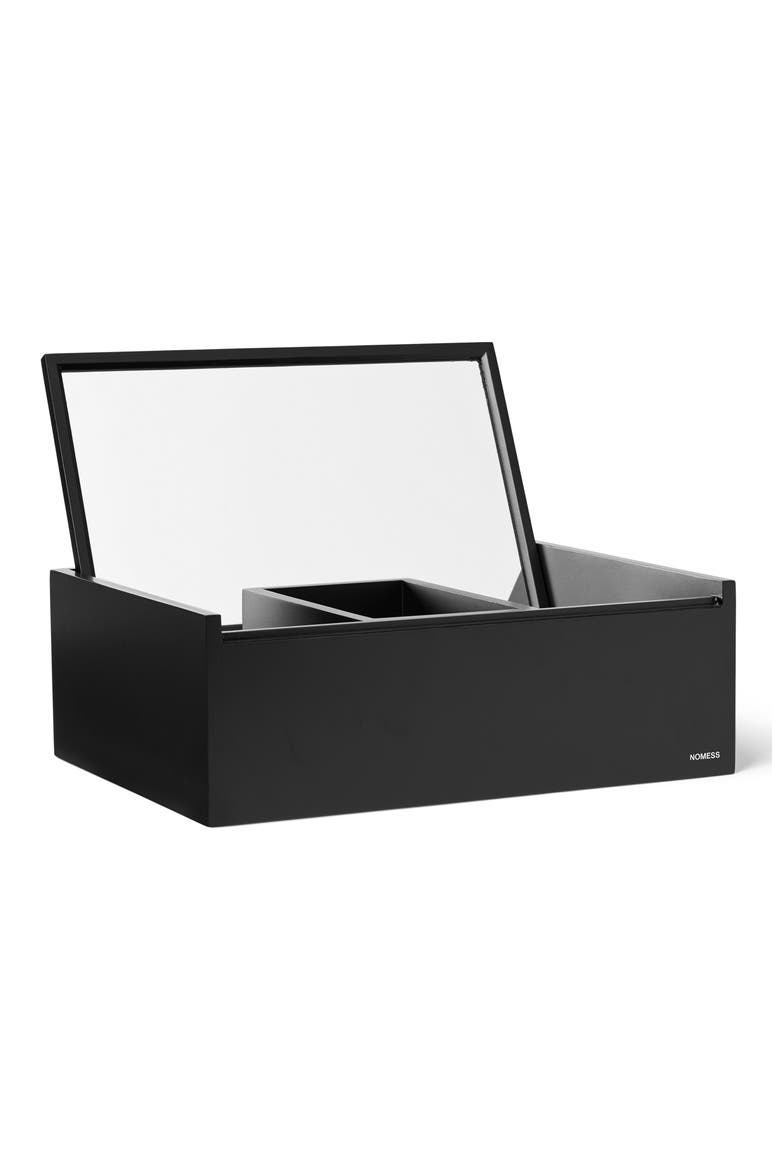 Personal Organizer Box, Alternate, color, BLACK