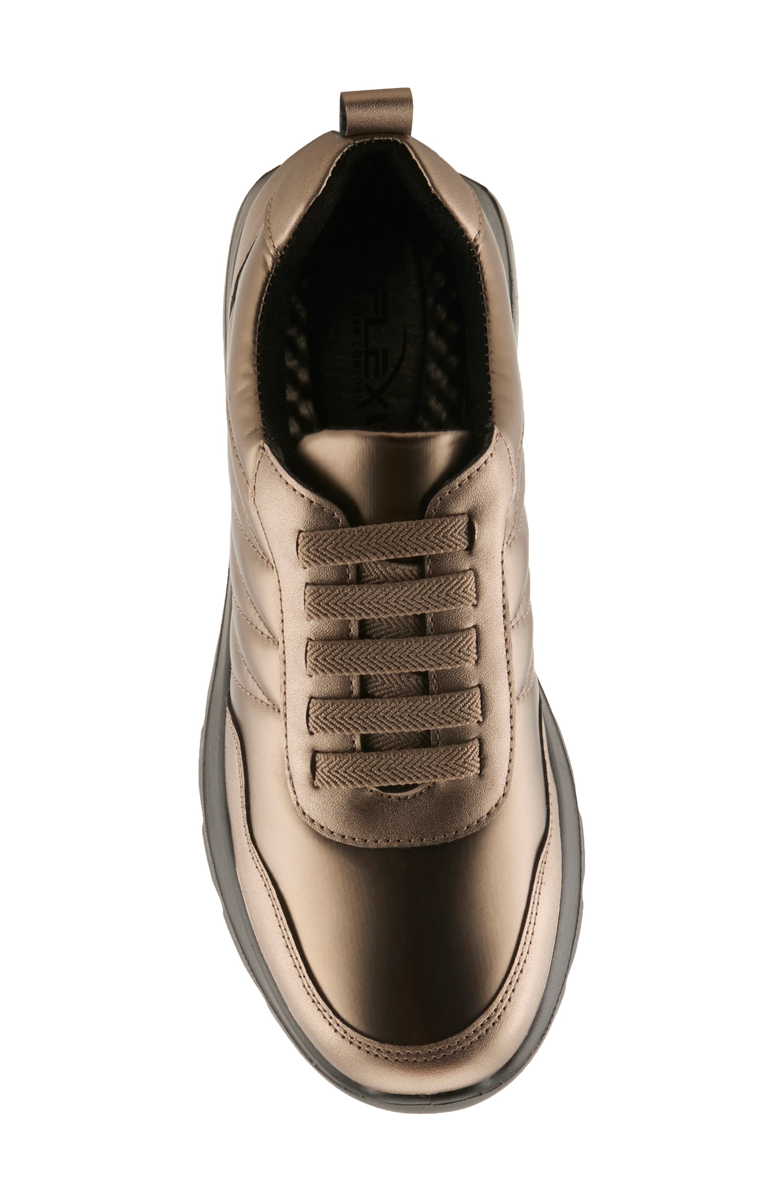 Clariona Water Resistant Sneaker, Alternate, color, BRONZE MULTI